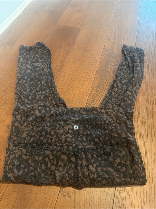 lululemon athletica Pants - lululemon athletica align Black and Brown Patterned Leggings